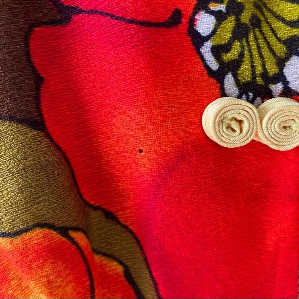 VINTAGE Hawaiian Floral Maxi Dress - Picture 8 of 8